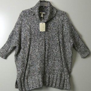 NWT Matilda Jane Multi-Color Evening Stroll Turtle Neck Sweater One Size